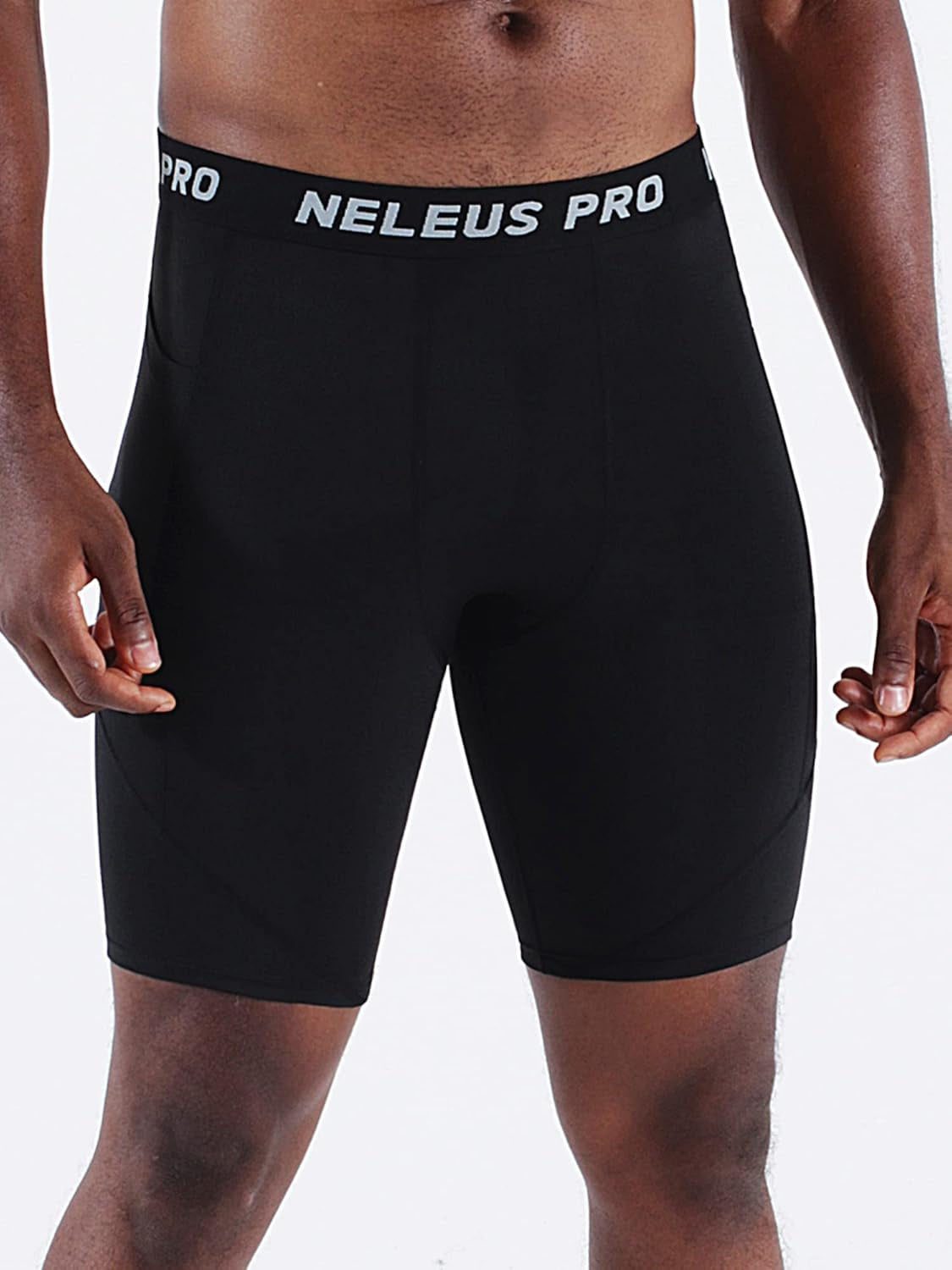 Men's 3-Pack Ultimate Running Compression Shorts with Handy Pockets