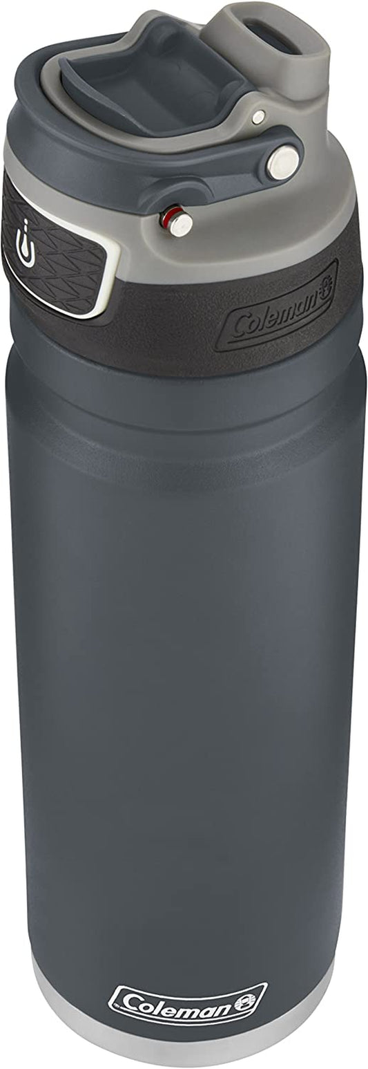 Freeflow 24 Oz Stainless Steel Water Bottle in Slate - Durable and Stylish Hydration Solution